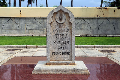 When Tipu Sultan died?