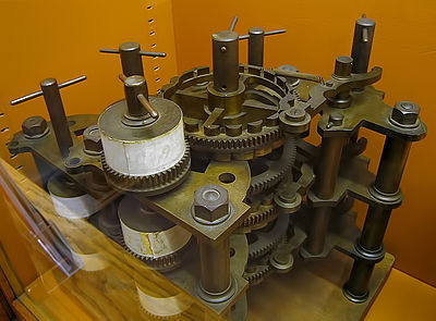 What was the name of Babbage's first mechanical computer?