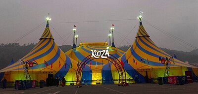 Which government grant helped relieve Cirque du Soleil's initial financial hardship?