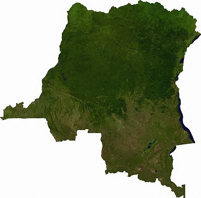 Which of the following bodies of water is located in or near Democratic Republic Of The Congo?