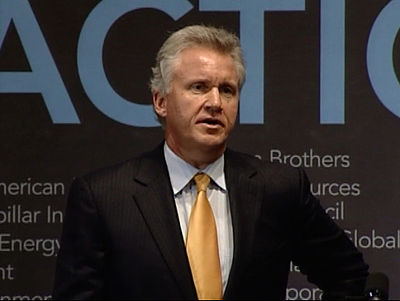 Which company did Jeff Immelt join as a venture partner after retiring from General Electric?