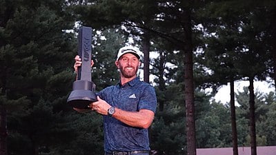 What was Johnson's position in the FedEx Cup standings in 2020?