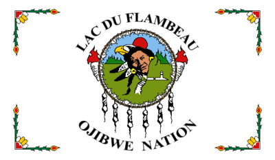 What is the land area of the Lac du Flambeau Indian Reservation?