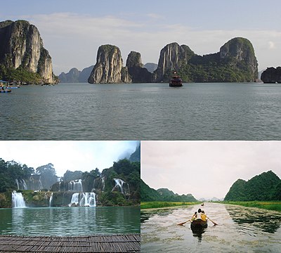 Where can the lowest elevation in Vietnam be found?