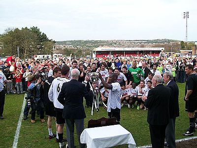 Where does Dover Athletic F.C. play their home games?