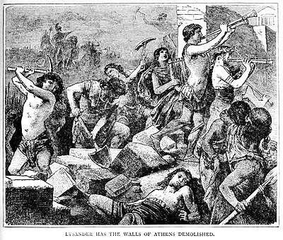 What was a significant societal change in Sparta due to Lysander?