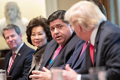 What number governor of Illinois is J.B. Pritzker?