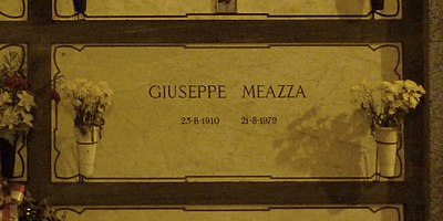 When was Giuseppe Meazza born?