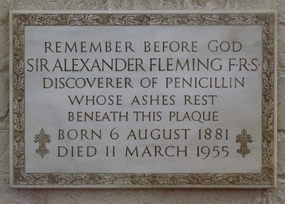 What title was Alexander Fleming given when he was knighted in 1944?