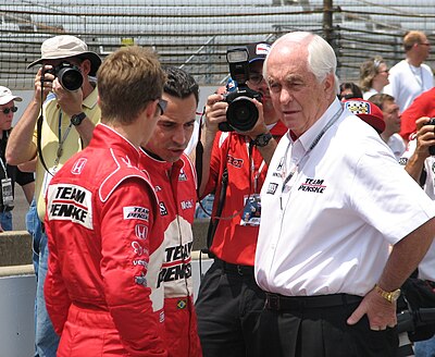 In which racing series did Team Penske win its first championship?