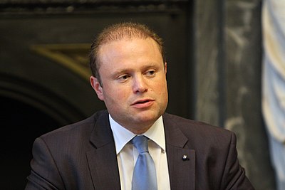 Joseph Muscat succeeded which leader as head of the Labour Party?