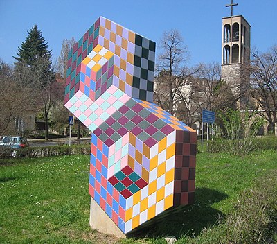 In what country did Vasarely spend much of his career?