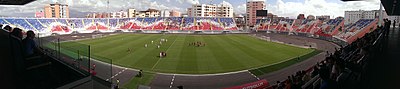What is the name of KF Vllaznia Shkodër's home stadium?