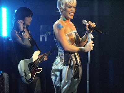 What instrument does Pink play?