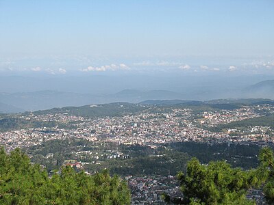 What is the main shopping area in Shillong?