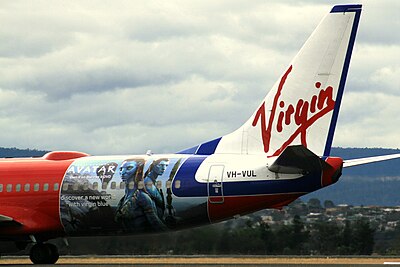 How many hubs does Virgin Australia operate from?