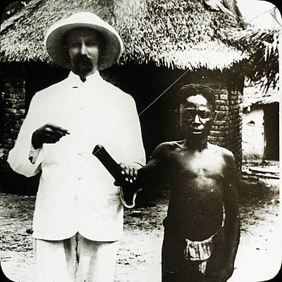 How much larger was the Belgian Congo compared to Belgium itself?