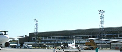 What is the name of the new airport built in Lusaka?