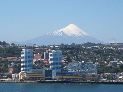 What is the distance between Puerto Montt and Santiago, the capital of Chile?