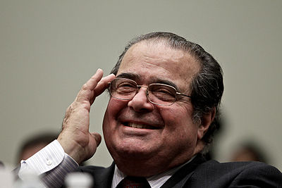 Which constitutional amendment did Scalia argue guarantees a right to individual handgun ownership?