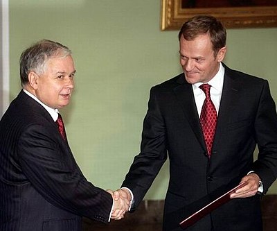 Tusk became the deputy marshal of which institution in 1997?