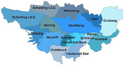 What is the population of Passau?