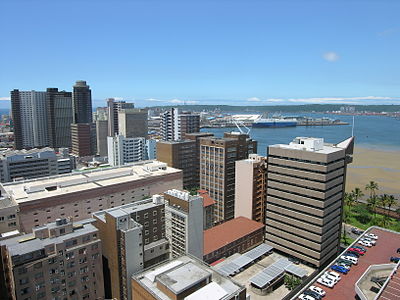 What major international sporting event did Durban host in 2010?