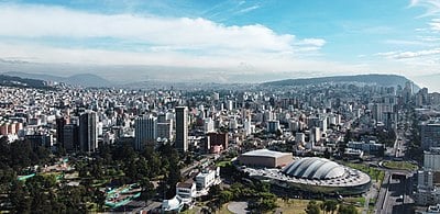 Which river runs through Quito?