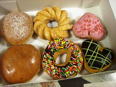 What is the main ingredient in Krispy Kreme's glaze?