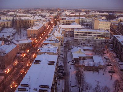 What is the rank of Šiauliai in terms of largest cities in Lithuania?