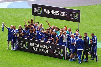 In which year did Chelsea F.C. Women reach their first UEFA Women's Champions League final?