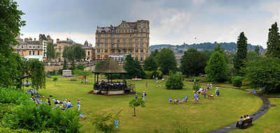 Which famous landscape architect designed the Royal Victoria Park in Bath?
