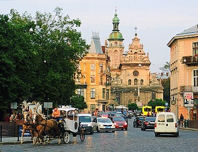 What is the elevation above sea level of Lviv?