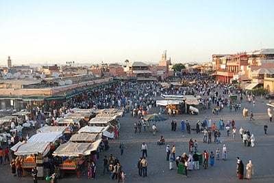 Which of the following cities or administrative bodies are twinned to Marrakesh?[br](Select 2 answers)