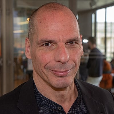 In which month and year did Varoufakis end his term as Minister of Finance?