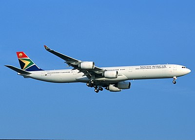 How many destinations in Africa does South African Airways serve?