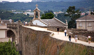 In which century were Lugo's Roman walls built?