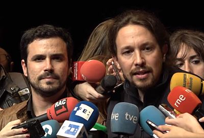In what year did Pablo Iglesias resign from Podemos?