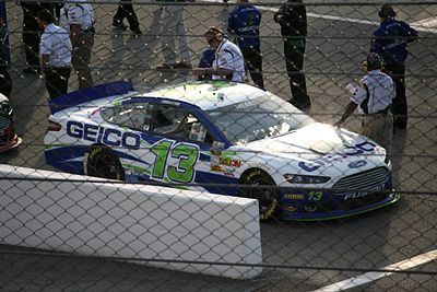 What was the first car number fielded by Germain Racing in the NASCAR Cup Series?