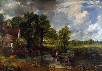 Which school was inspired by Constable's work?
