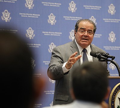 Which U.S. President appointed Scalia to the Supreme Court?
