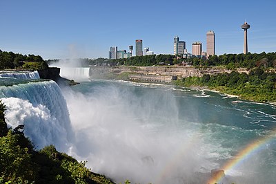 Which casino is located near the falls in Niagara Falls, Ontario?