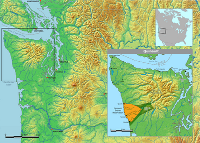 What peoples are represented in the Quinault Indian Nation?
