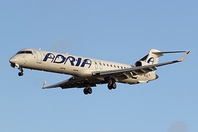 What was the last aircraft type added to Adria Airways' fleet?