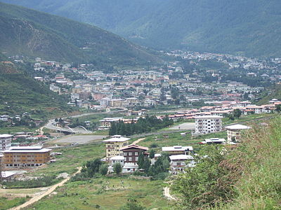 What is the name of the urban development plan for Thimphu?