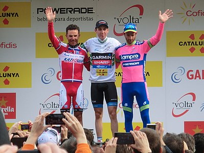 Which race did Scarponi finish fourth overall in 2012?