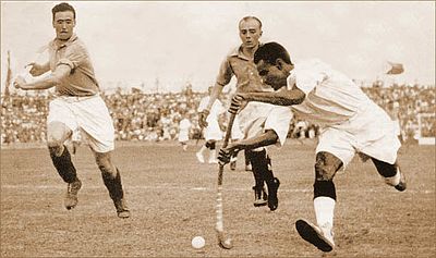 How old was Dhyan Chand when India won its first Olympic gold in 1928?