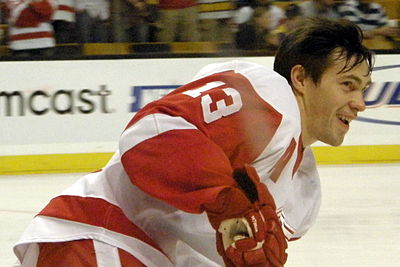Pavel Datsyuk left the NHL in which year?