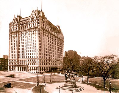 What is the name of the plaza after which the Plaza Hotel is named?