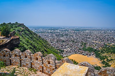 What is the elevation above sea level of Jaipur?